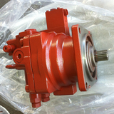 210CC/R排量的回转液压马达 4孔方形安装孔 配置AB油口高压溢流阀